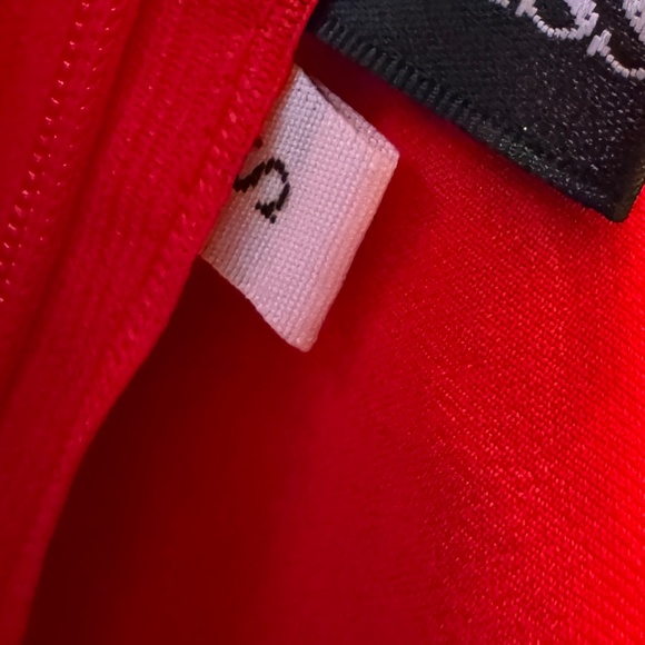 KILLER strapless wide leg red jumpsuit! - Picture 4 of 4